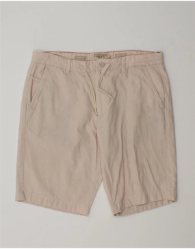DACK'S Mens Regular Fit Chino Shorts IT 50 Large W35  Beige Cotton picnic wear