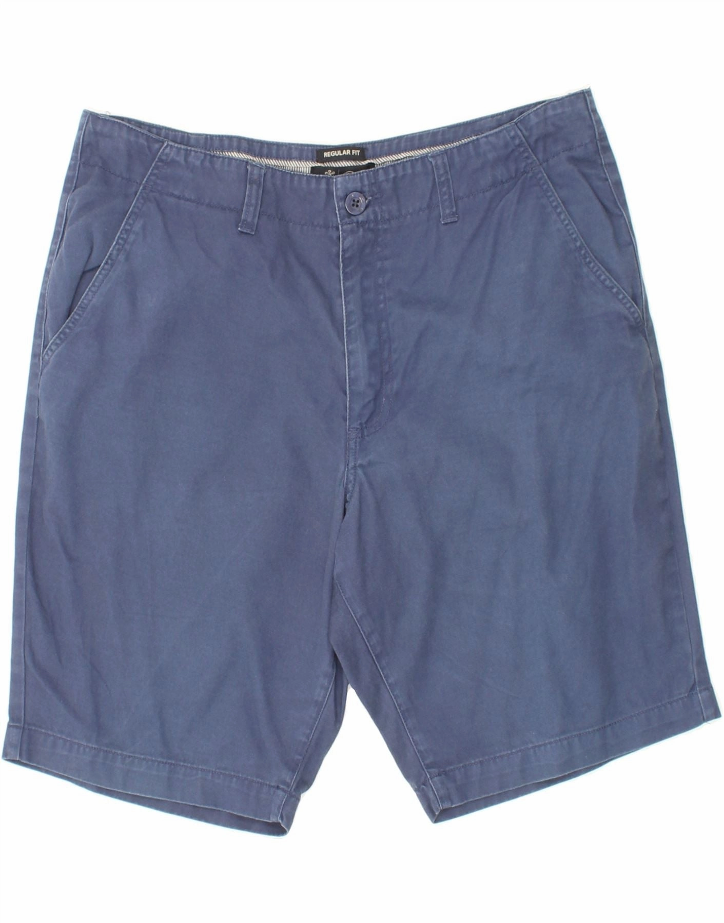 Minimal Comfort TemperatureRegulating DACK'S Mens Regular Fit Chino Shorts IT 50 Large W36  Navy Blue Cotton