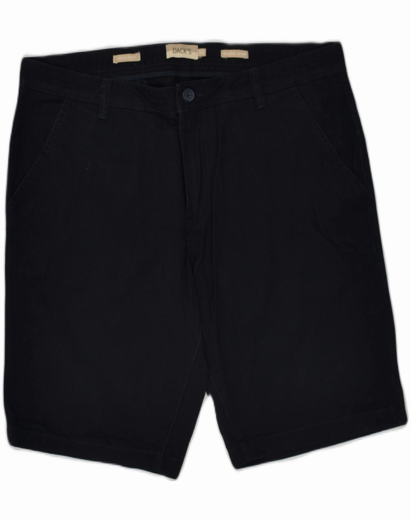 Camping Gear Chill Breeze DACK'S Mens Regular Fit Chino Shorts IT 52 XL W36 Navy Blue Cotton