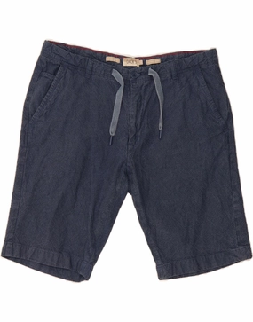 Body Stretch clean look DACK'S Mens Regular Fit Chino Shorts IT 52 XL W36  Navy Blue Cotton