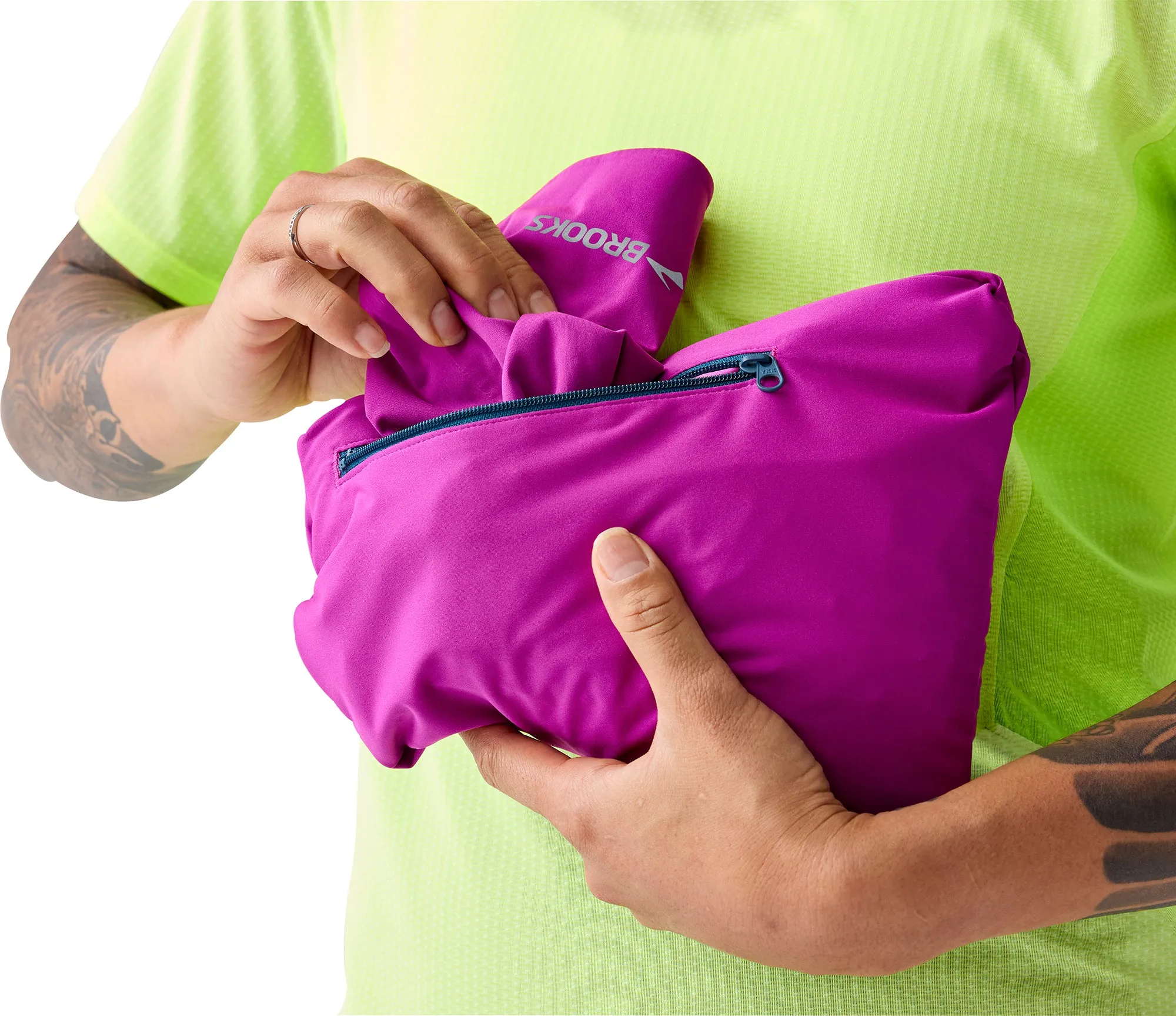 Brooks High Point 2.0 Waterproof Womens Running Jacket - Purple Wilderness Generosity