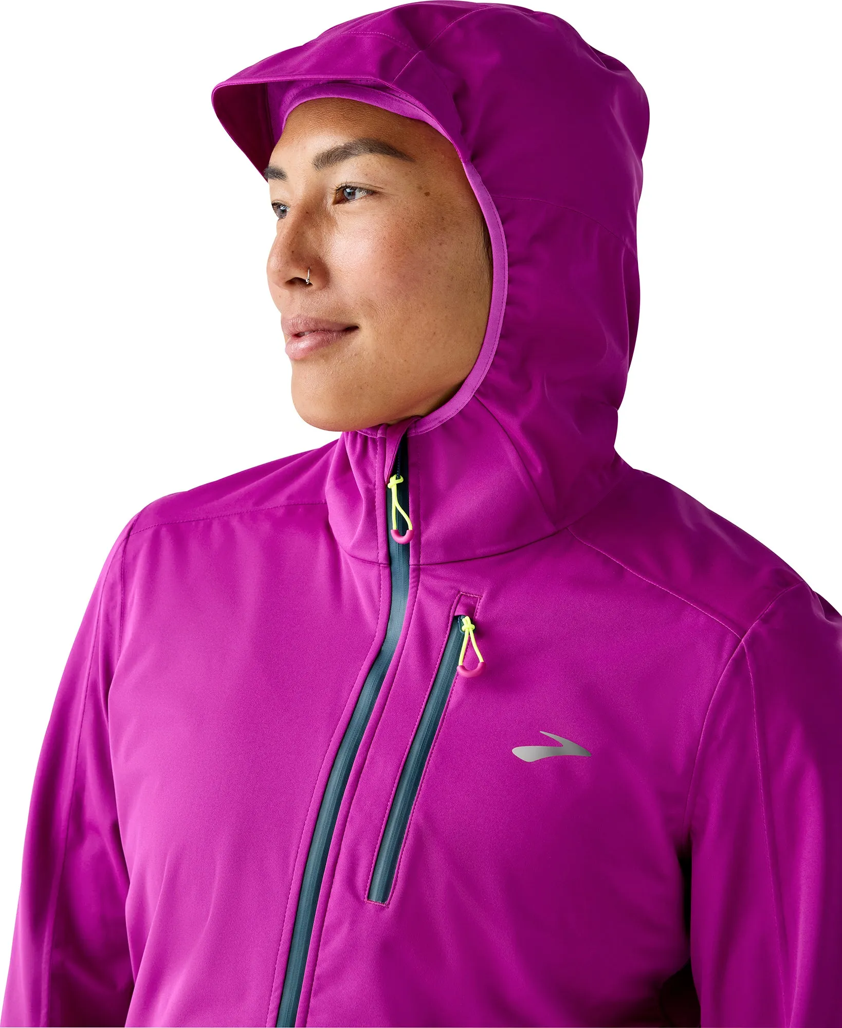 Brooks High Point 2.0 Waterproof Womens Running Jacket - Purple Engage suitable for business trips