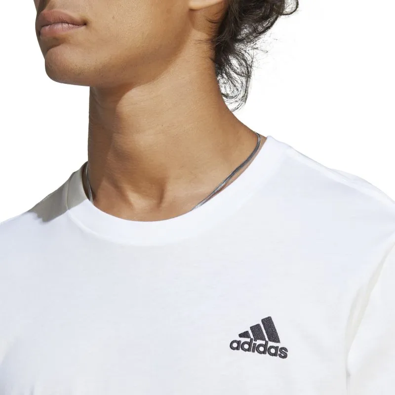 Adidas Mens Essentials Small Logo Tee Breathable Fit Light Fit Wear