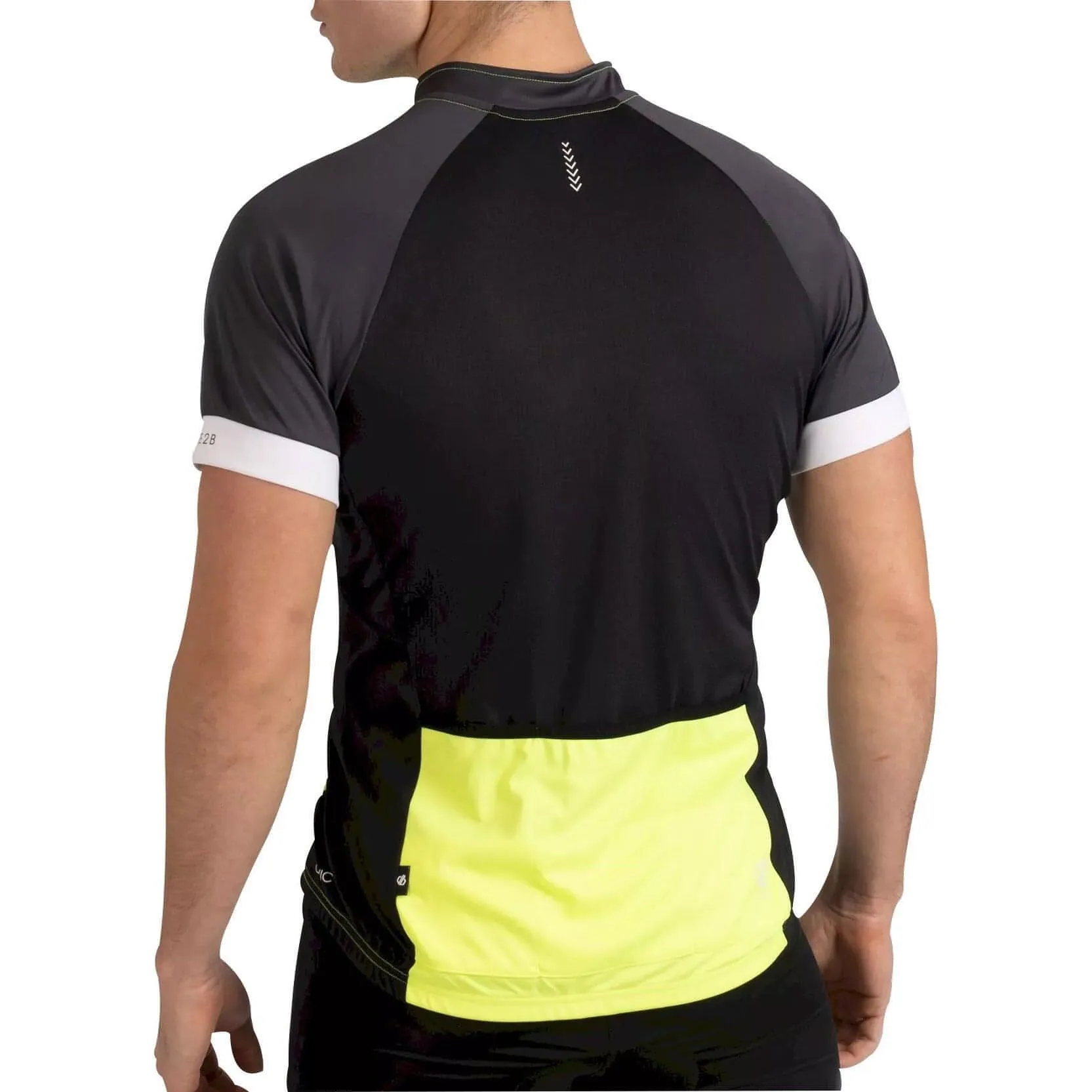 All-Day Wear Trendy Casual Wear Dare2B Protraction Short Sleeve Mens Cycling Jersey - Yellow