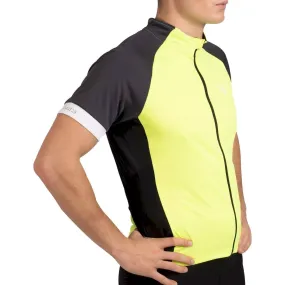 Dare2B Protraction Short Sleeve Mens Cycling Jersey - Yellow Set In Sleeve