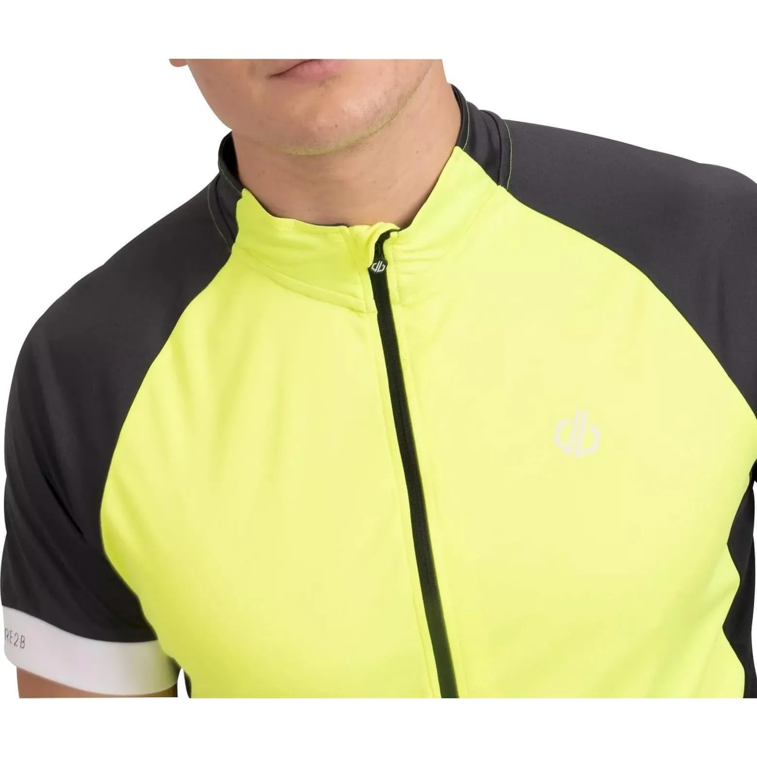Fashion and Comfort brandable Dare2B Protraction Short Sleeve Mens Cycling Jersey - Yellow