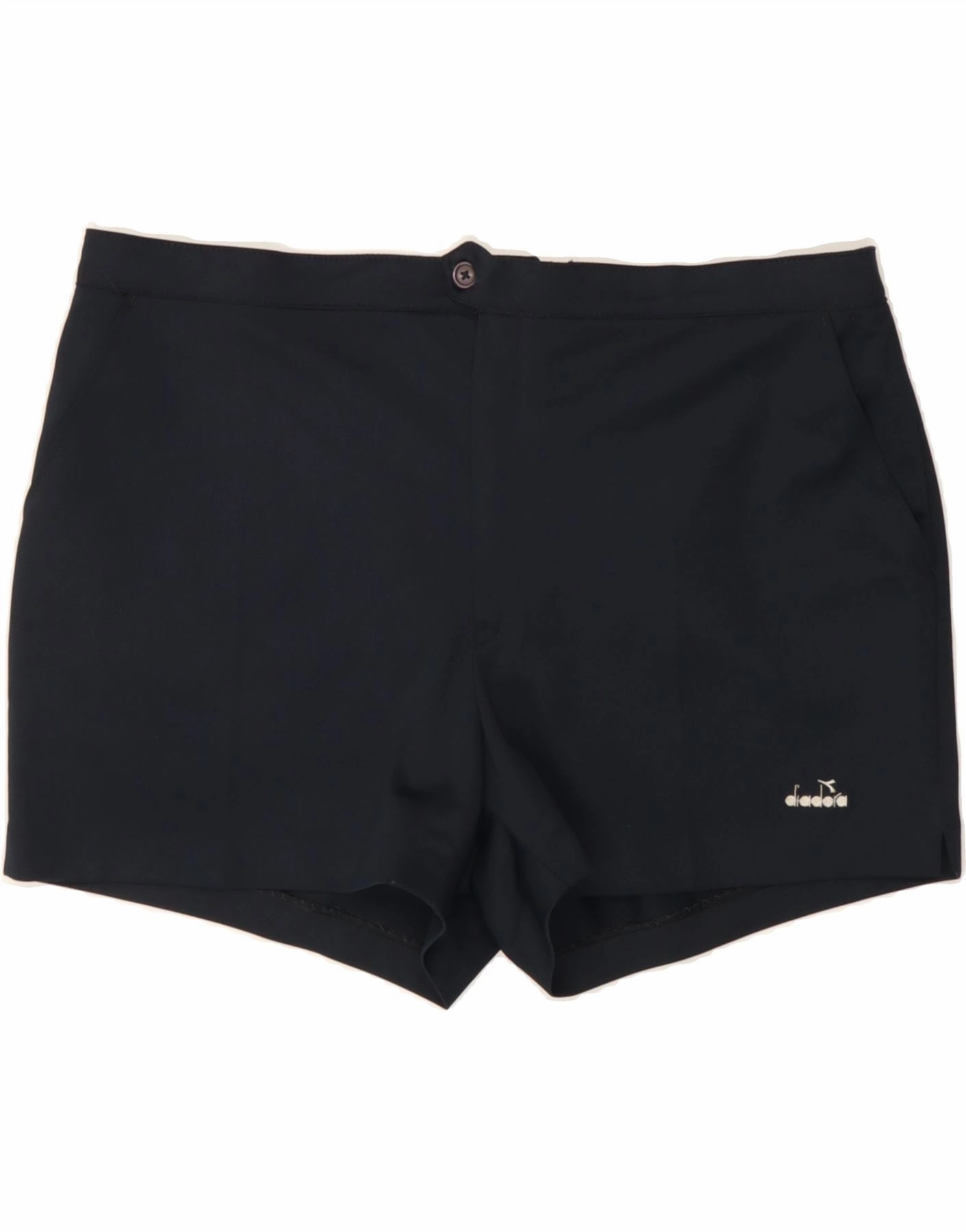 Minimal Waist food industry DIADORA Mens Chino Shorts IT 48 Medium W38 Navy Blue Polyester