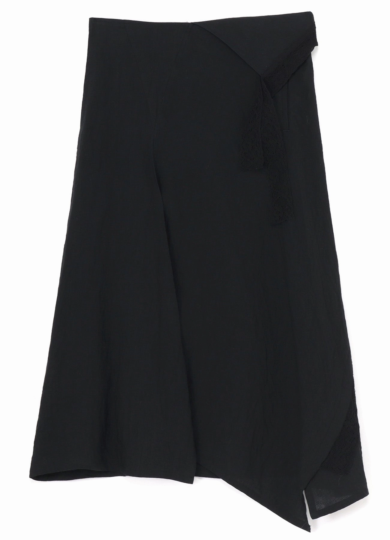 Layered Panel Design LINEN FLARE SKIRT