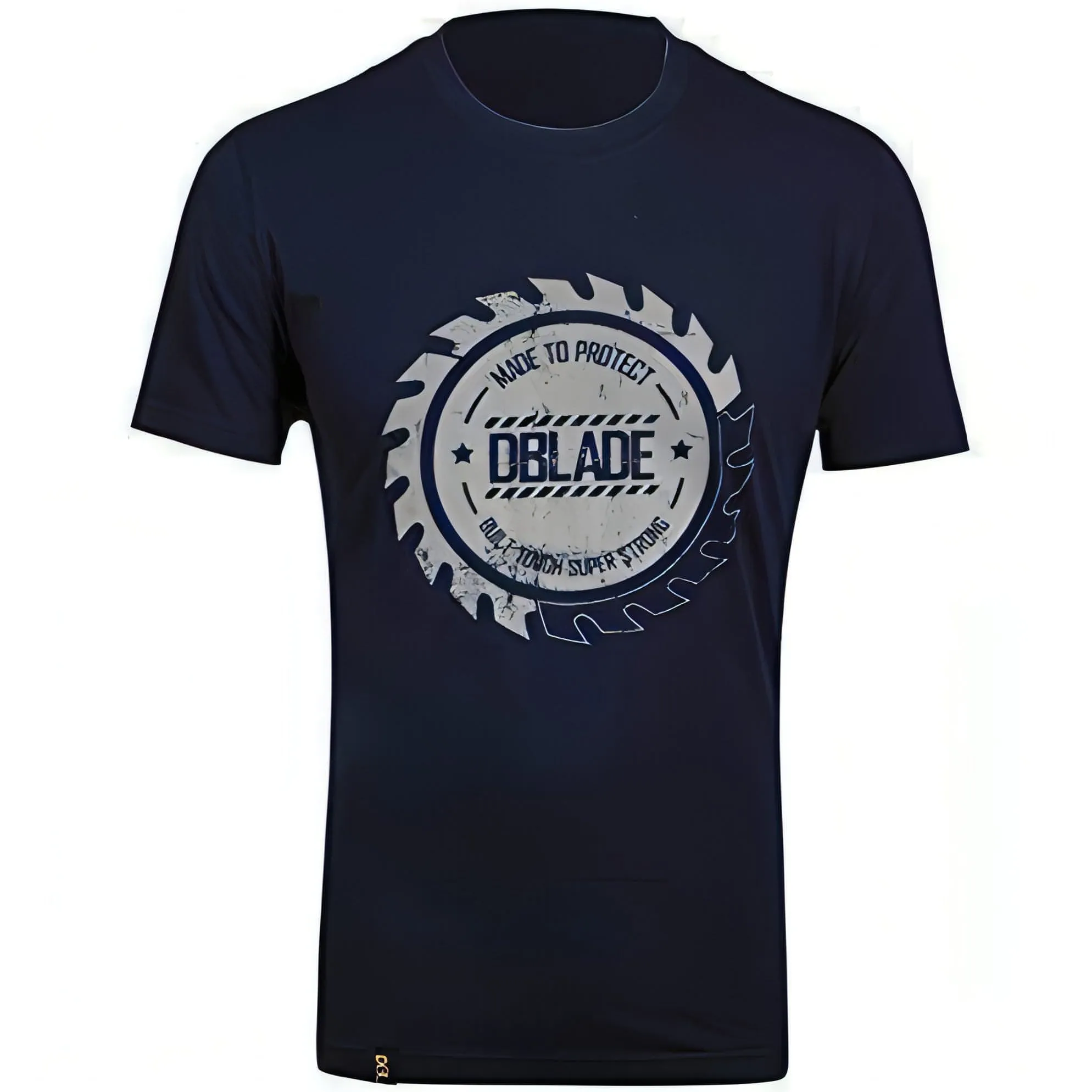 LongLastingColor DBlade Corporate Buzz Short Sleeve Mens Work Wear Top - Navy