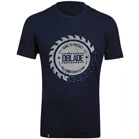 Travel convenience DBlade Corporate Buzz Short Sleeve Mens Work Wear Top - Navy