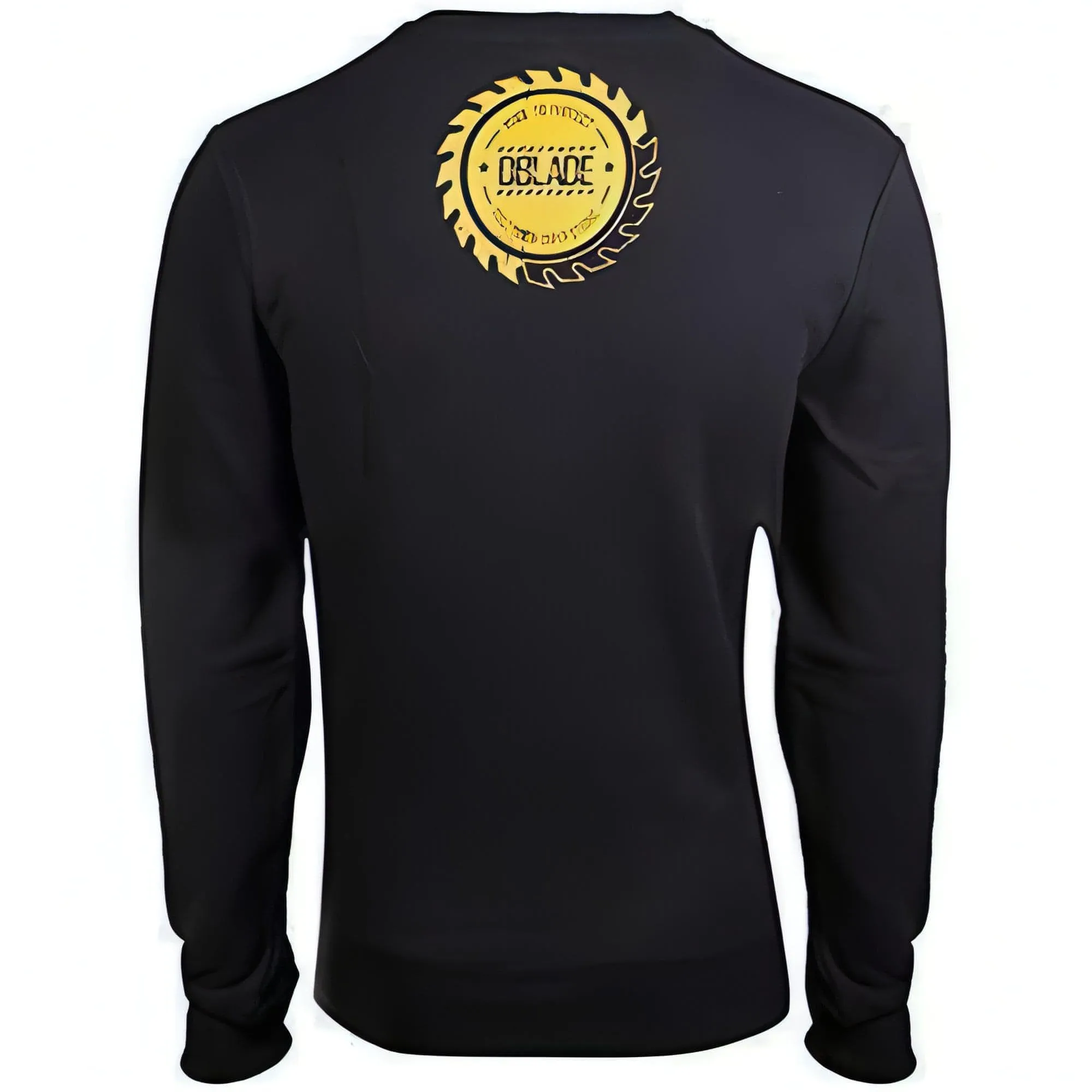 DBlade Logo Round Neck Mens Sweatshirt - Black Pika like