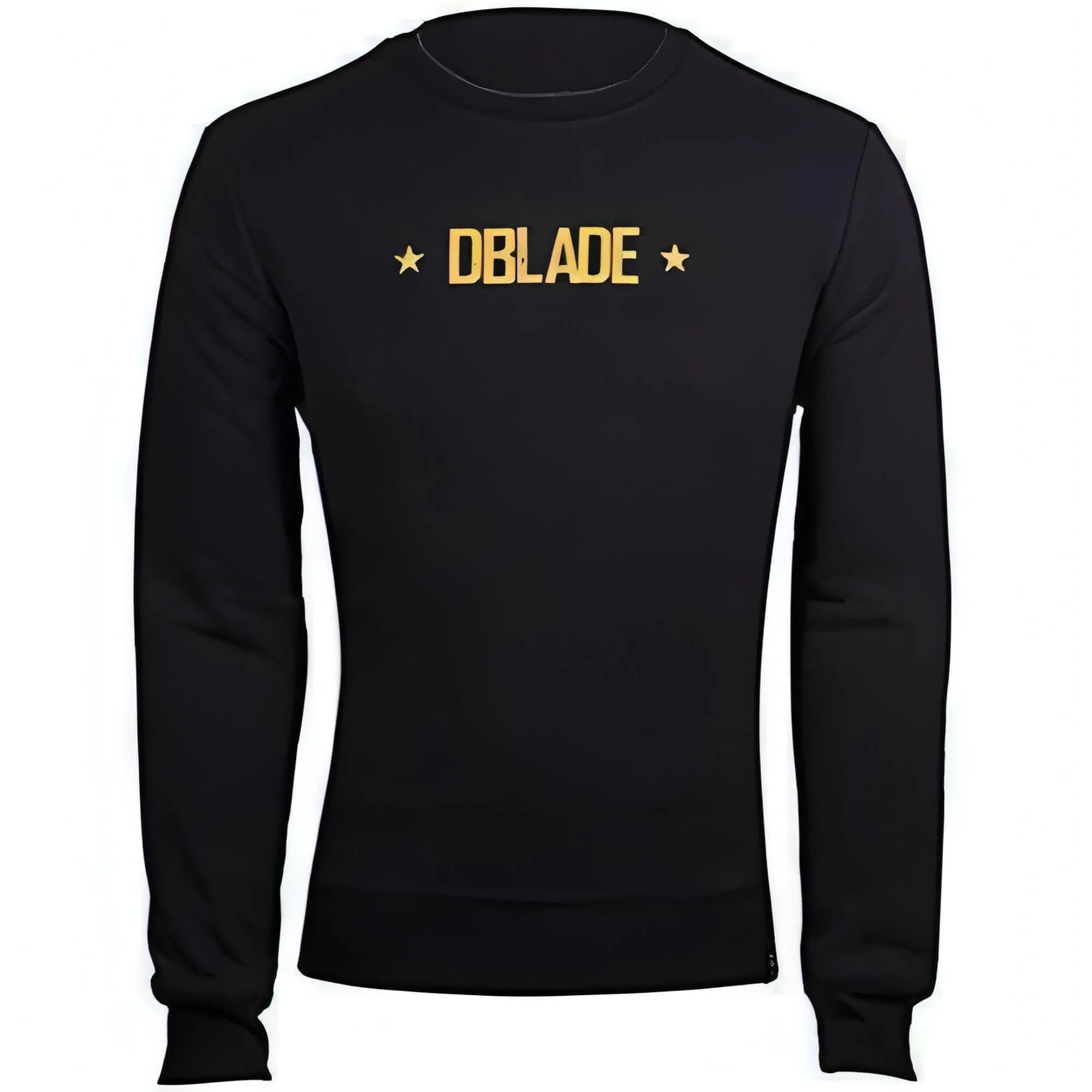 Travel Apparel DBlade Logo Round Neck Mens Sweatshirt - Black