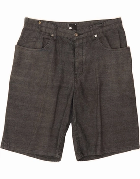 DC Mens Casual Shorts W34 Large Grey Cotton No Pressure swim shorts