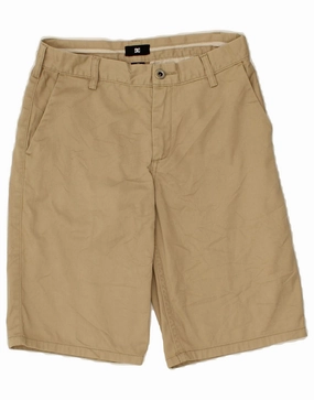 Fit Tech Outdoor Adventure DC Mens Chino Shorts W26 XS Beige Cotton