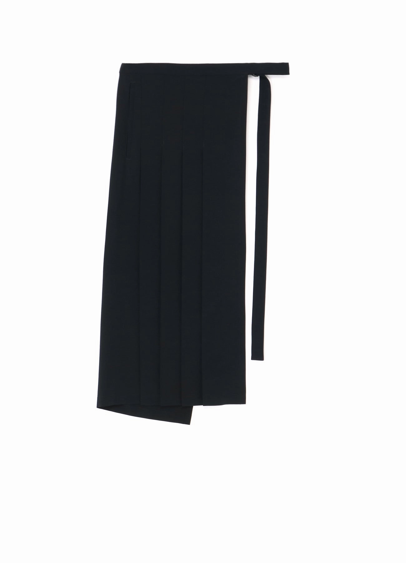 DE CHINE LOGWOOD B Y-PLEATED WRAP CLOTH NonChafingEdges