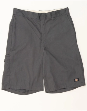 DICKIES Mens Cargo Shorts W36 Large  Grey Polyester clean look Exclusive Design