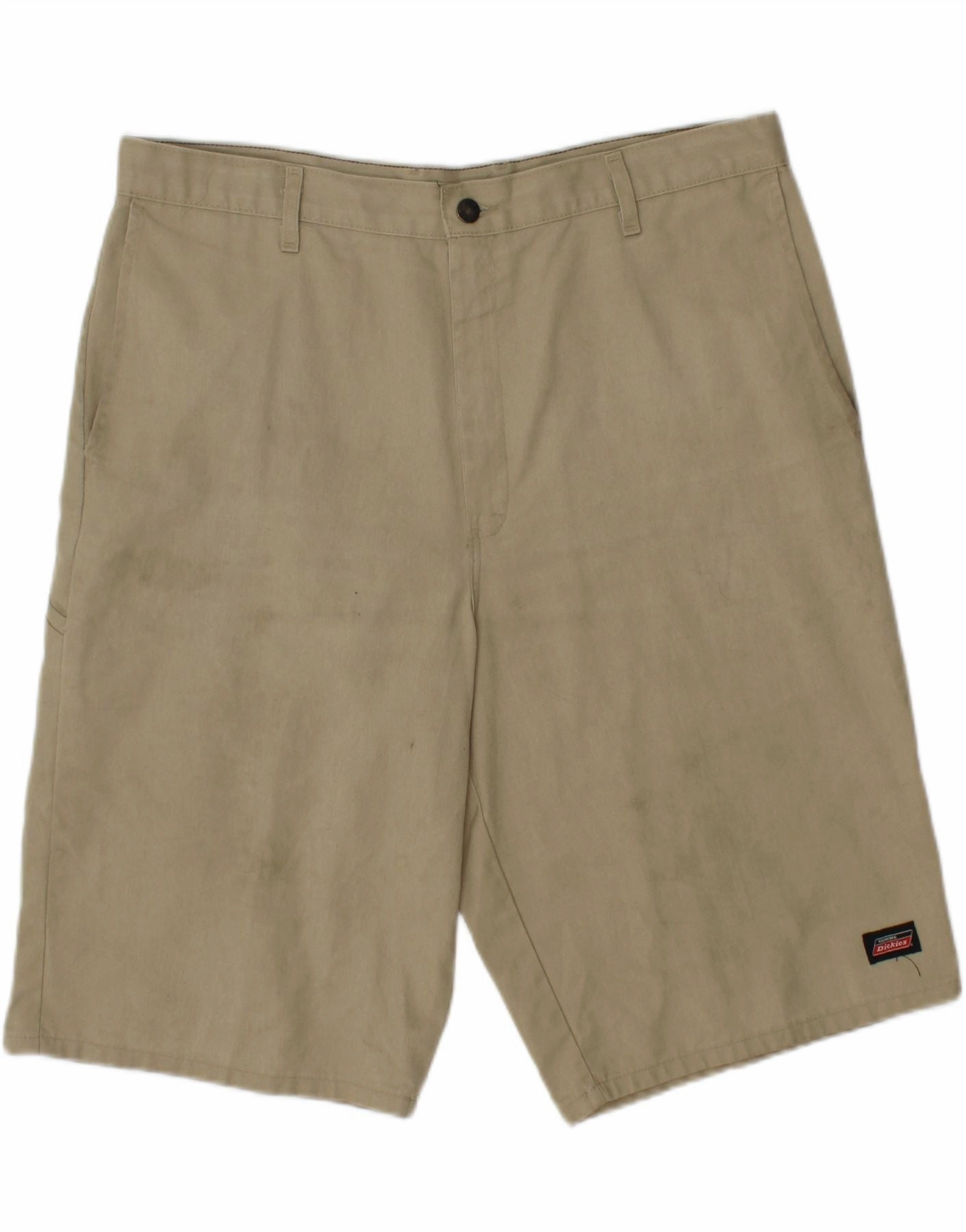 DICKIES Mens Cargo Shorts W38 XL Beige hat Multi Pocket Functionality