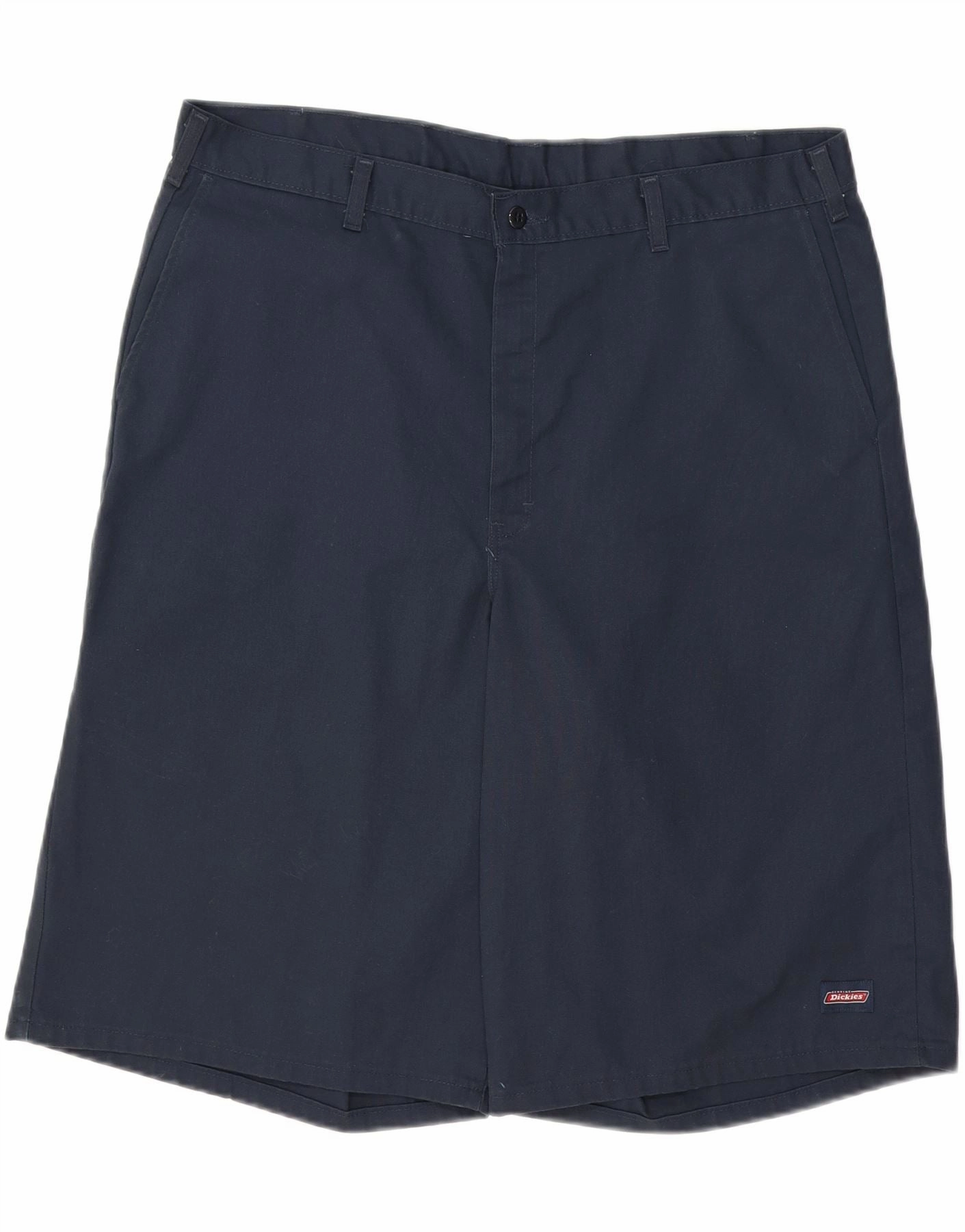 Earth Tones DICKIES Mens Cargo Shorts W40 XL Navy Blue Polyester