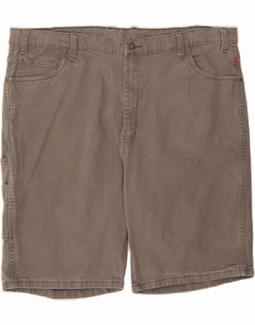 DICKIES Mens Casual Shorts W42 2XL Grey Cotton Everyday Style