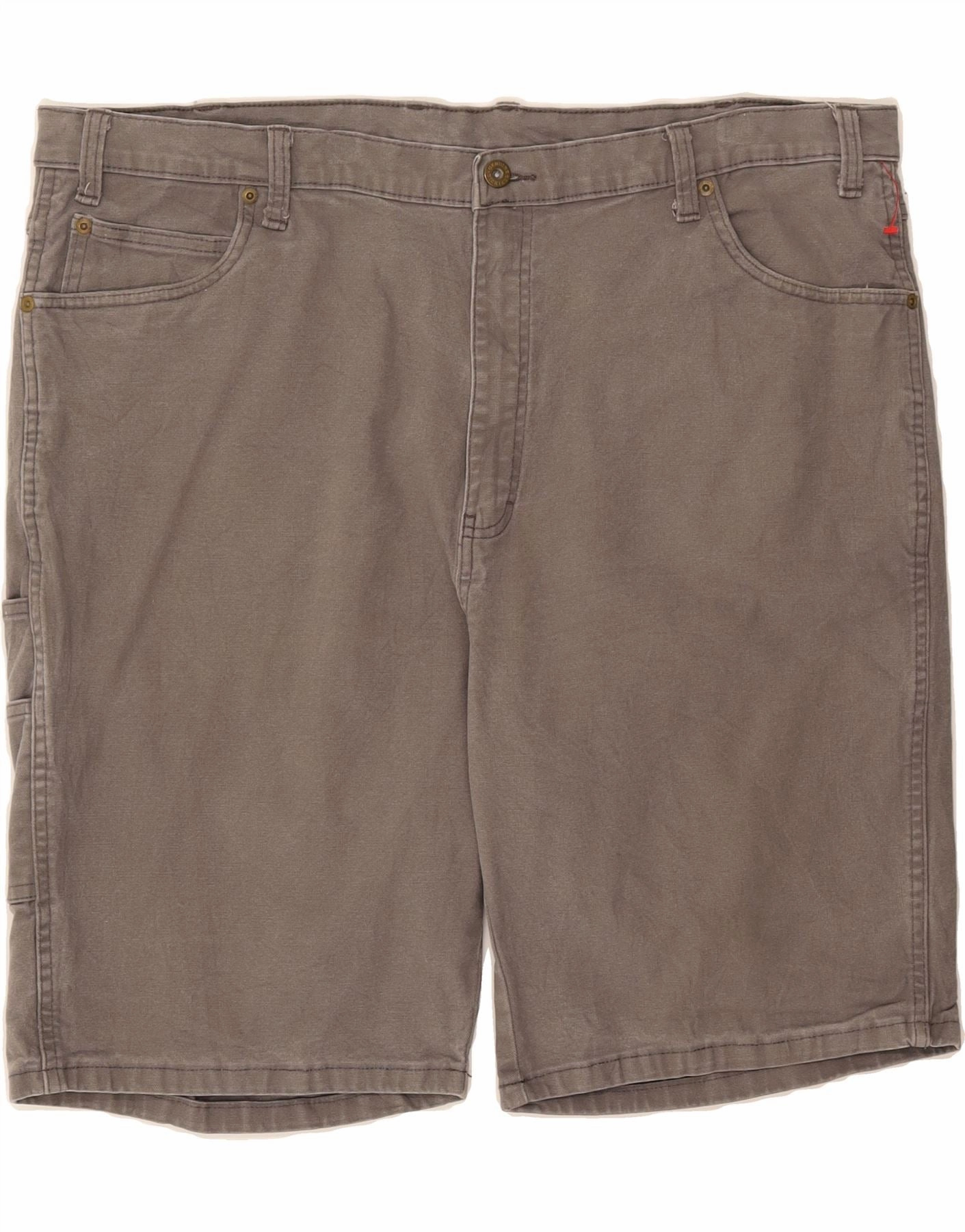 DICKIES Mens Casual Shorts W42 2XL Grey Cotton Everyday Style