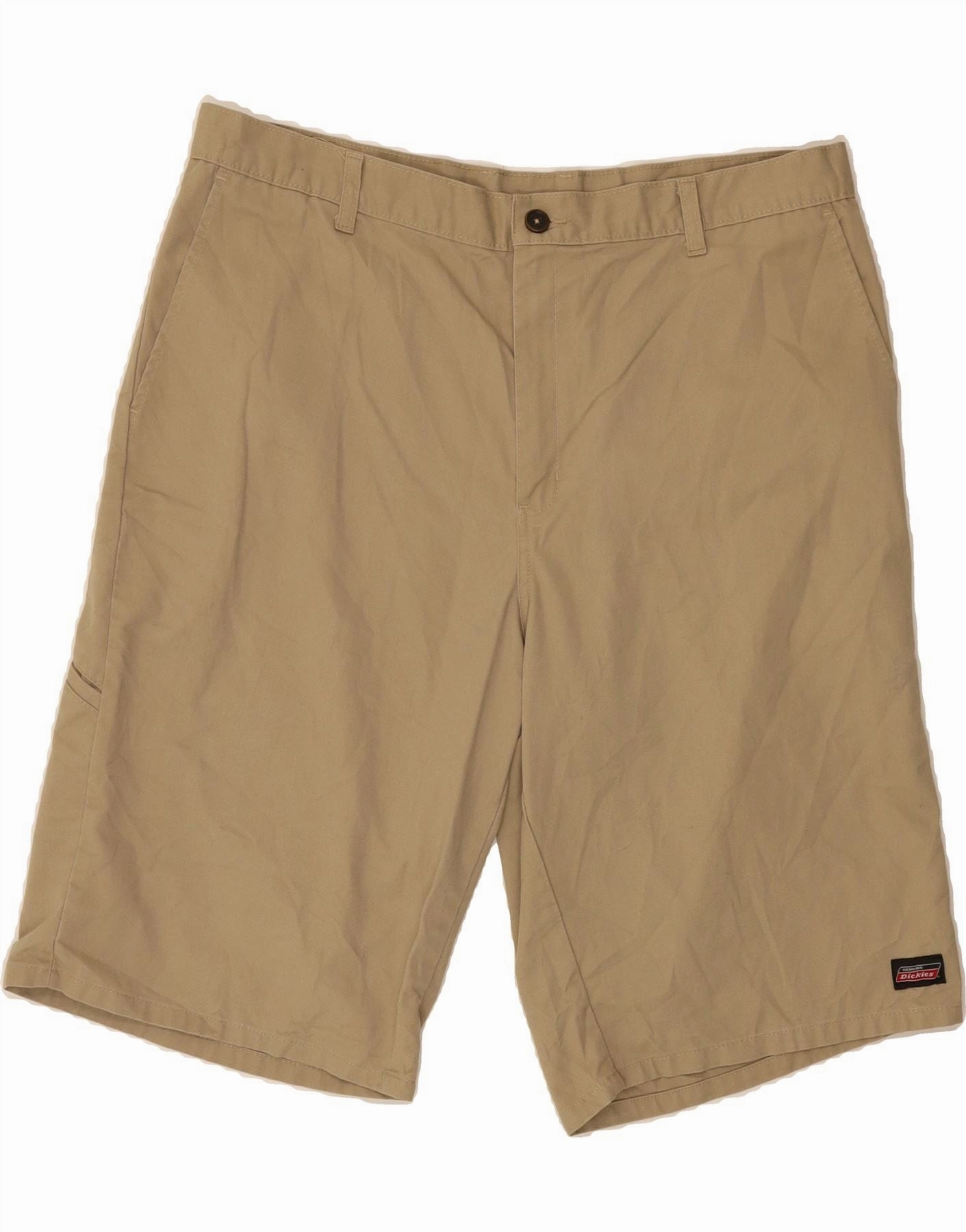 RecycledPolyester DICKIES Mens Chino Shorts W40 XL Beige Polyester