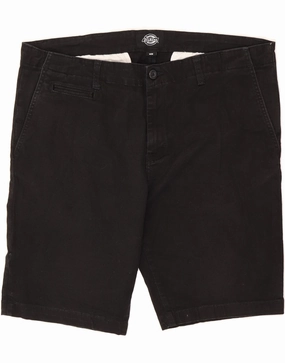 DICKIES Mens Denim Shorts W38 XL Black Cotton All Comfort