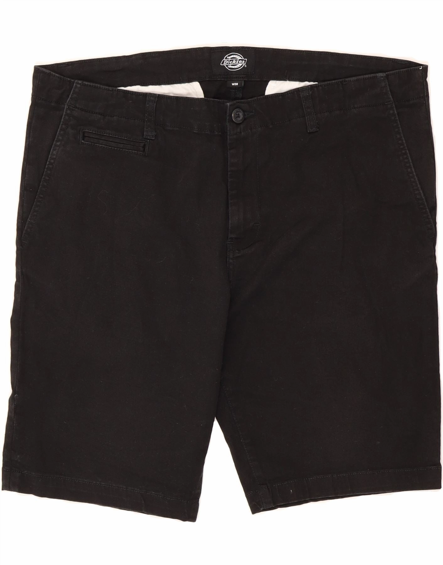 DICKIES Mens Denim Shorts W38 XL Black Cotton All Comfort