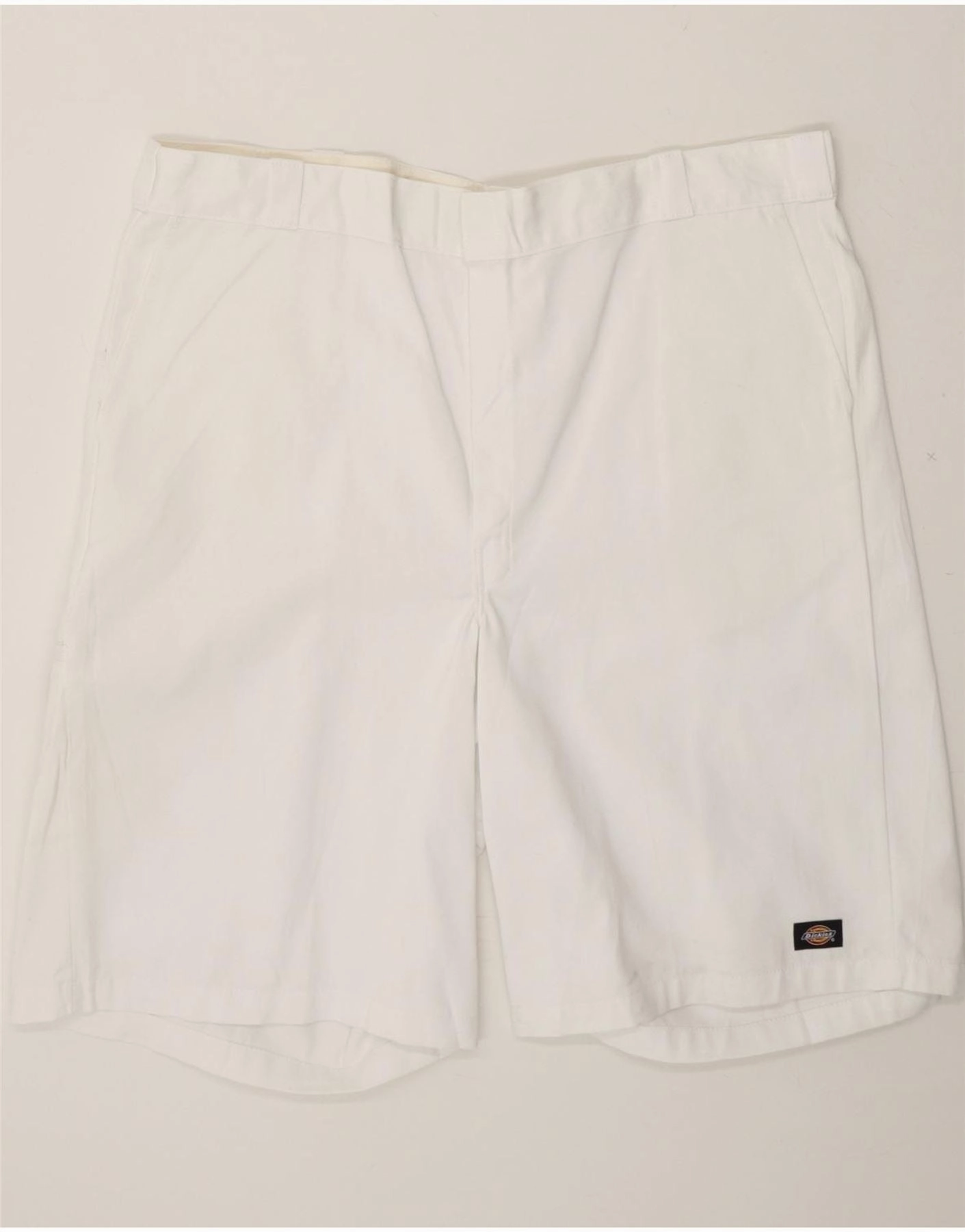 kids' style Body Movement DICKIES Mens Loose Fit Cargo Shorts W44 2XL White Polyester