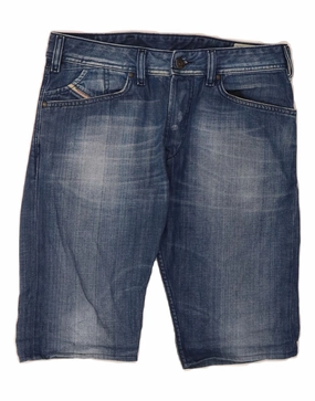 custom-made DIESEL Mens Kander Denim Shorts W29 Small Blue Cotton