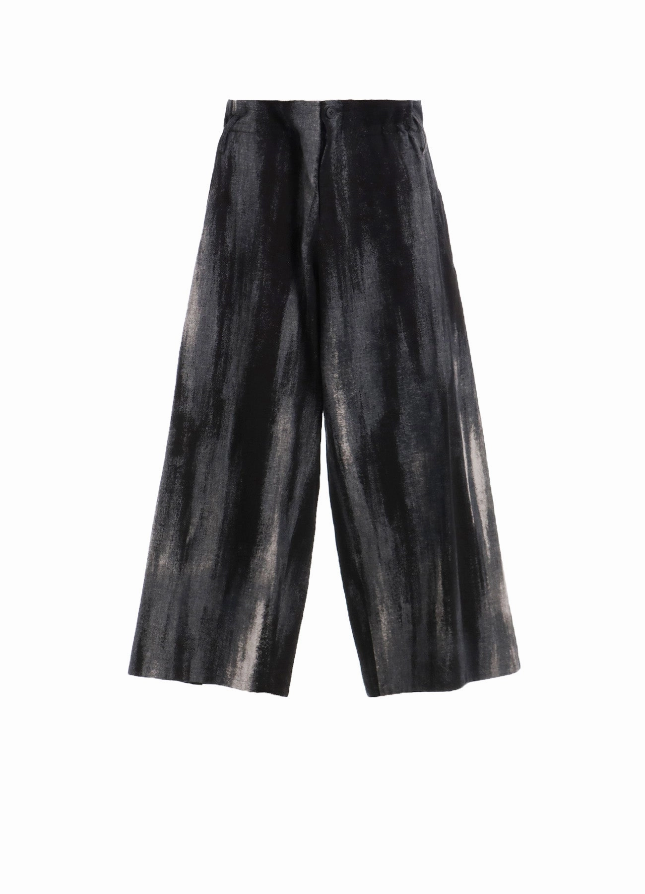 DISCHARGE PT DENIM WAIST STRING TUCK PANTS Straight Leg