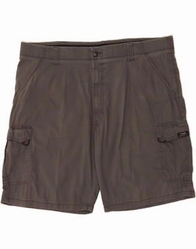 WRANGLER Mens Cargo Shorts W40 XL Grey Cotton Abrasion Resistant Material Machine washable