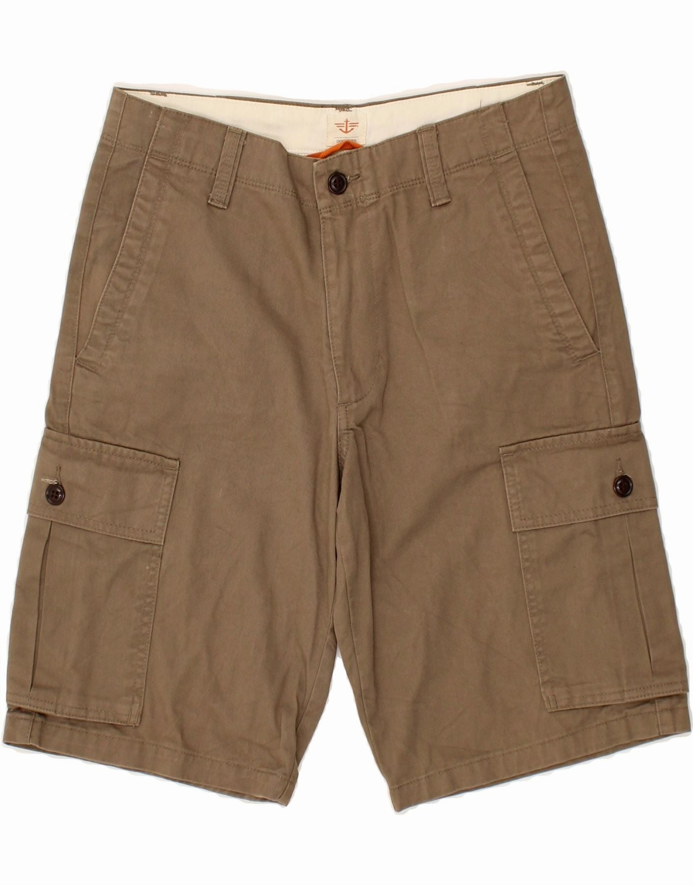 Soft Inner Lining maternity option DOCKERS Mens Cargo Shorts W30 Medium Beige Cotton