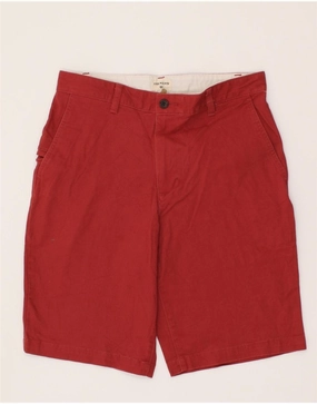 DOCKERS Mens Cargo Shorts W30 Medium Red Cotton Flexible Stretch Waist