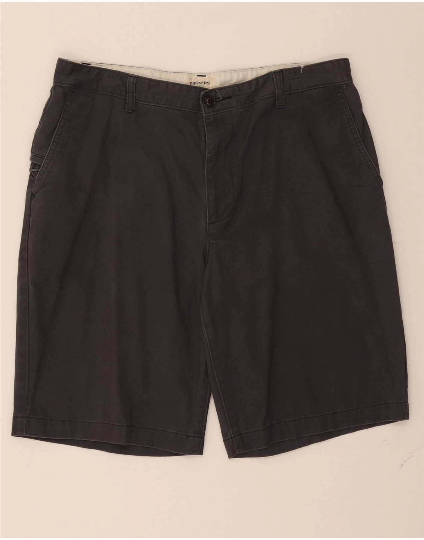 DOCKERS Mens Cargo Shorts W34 Large Grey Cotton Freedom Flex kids