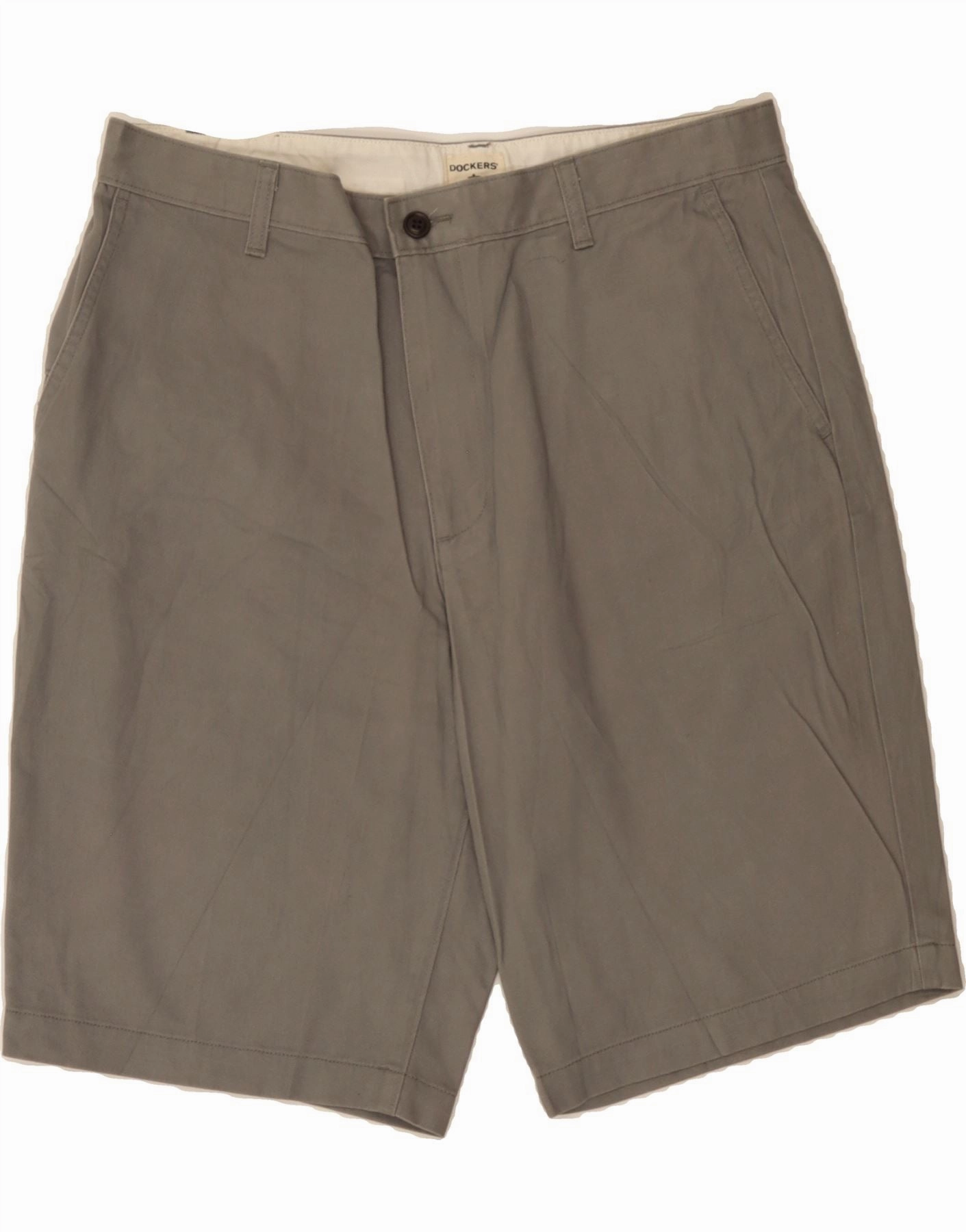 Modern Aesthetic DOCKERS Mens Cargo Shorts W34 Large Grey Cotton