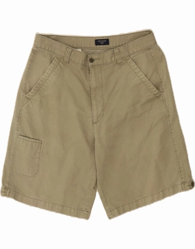 Rubberized Waistband DOCKERS Mens Cargo Shorts W34 Large  Khaki Cotton