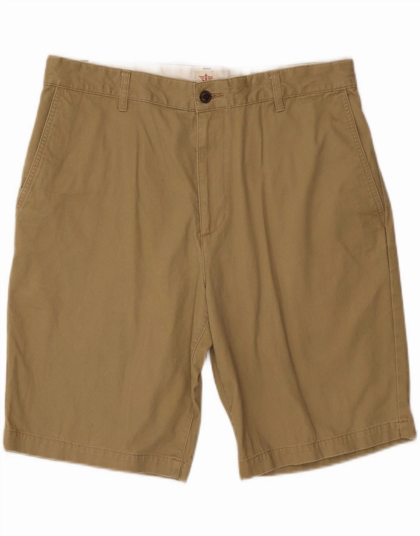 DOCKERS Mens Cargo Shorts W36 Large  Beige Cotton Moisture Management Lining