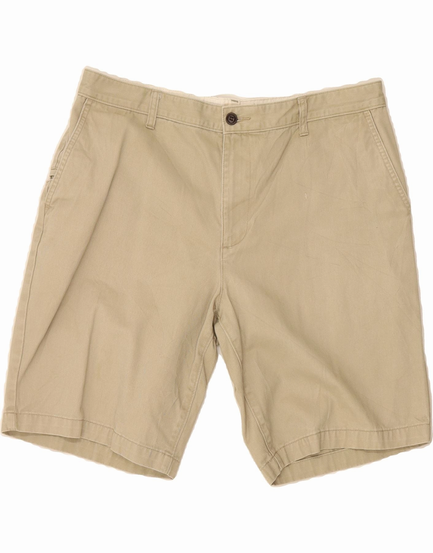 DOCKERS Mens Cargo Shorts W36 Large Beige Cotton Slim Waist