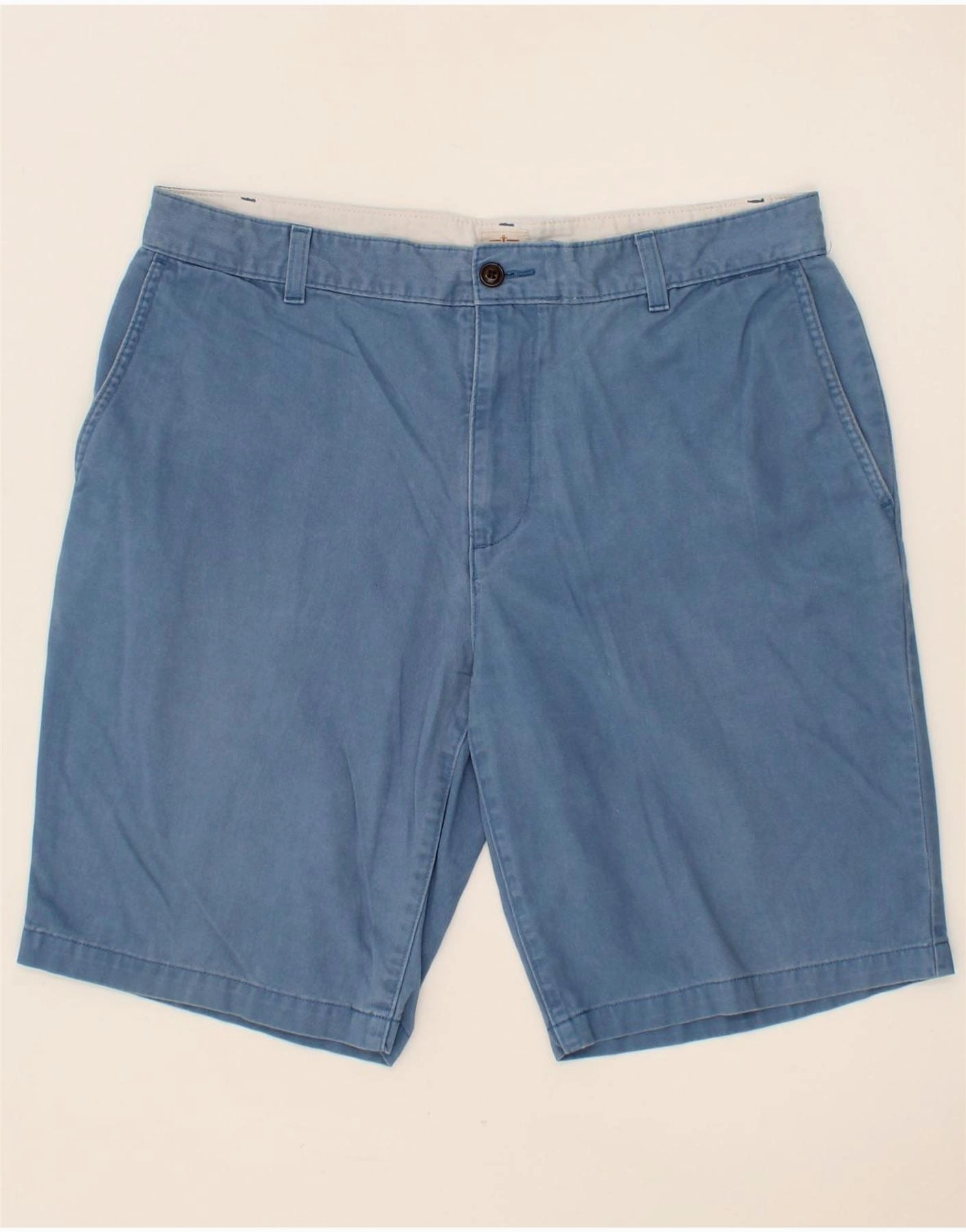 Zero Chafe Construction Sporty Chic DOCKERS Mens Cargo Shorts W36 Large Blue Cotton
