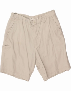 DOCKERS Mens Cargo Shorts W36 Large White Cotton Anti Odor Treatment