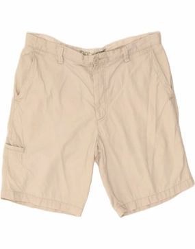 DOCKERS Mens Cargo Shorts W38 XL Beige Cotton Light Active Active Flex