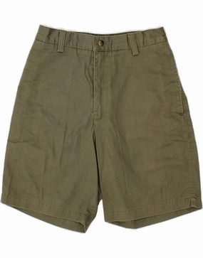 DOCKERS Mens Casual Shorts W30 Medium  Khaki Cotton Double Layered Knees Chill Breeze