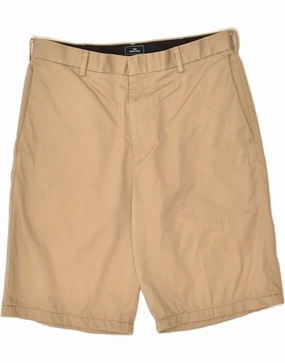 Quick Adjust Toggles DOCKERS Mens Chino Shorts W30 Medium Beige Cotton