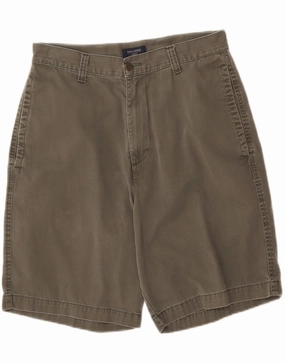 DOCKERS Mens Chino Shorts W32 Medium Grey Cotton winter shorts Durable Weave