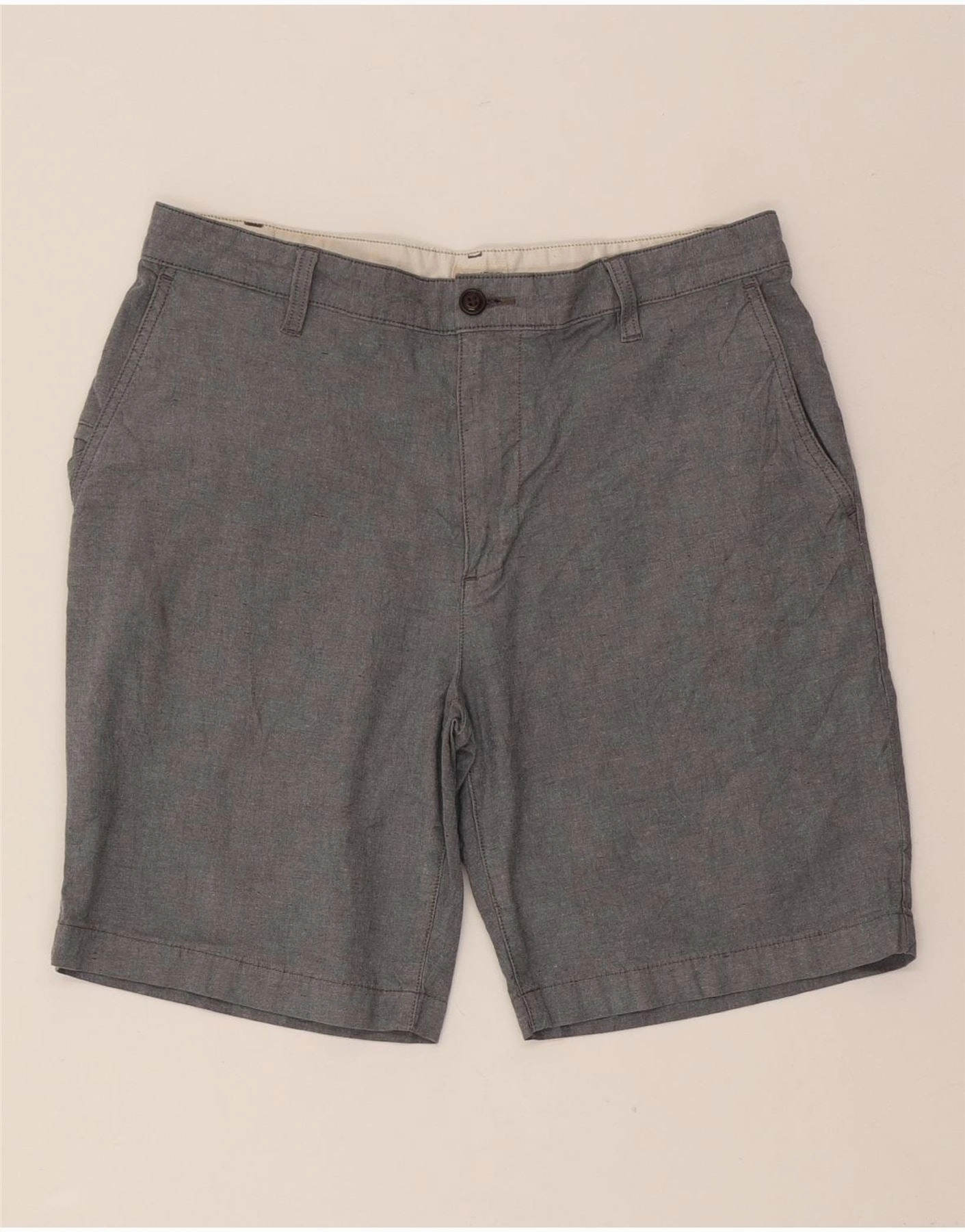 Wide-leg cut DOCKERS Mens Chino Shorts W33 Medium  Grey Cotton