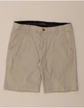 DOCKERS Mens Chino Shorts W33 Medium  Grey Stretchy Hemline