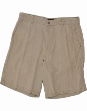 Quick Fit Comfort Sports Comfort DOCKERS Mens Chino Shorts W34 Large Beige Cotton