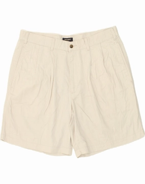All Comfort DOCKERS Mens Chino Shorts W34 Large Beige