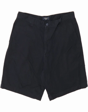 DOCKERS Mens Chino Shorts W34 Large Navy Blue Cotton WindResistantWeave Sun Ready