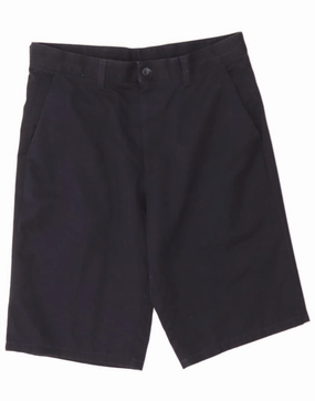 DOCKERS Mens Chino Shorts W34 Large  Navy Blue Cotton Midweight Texture